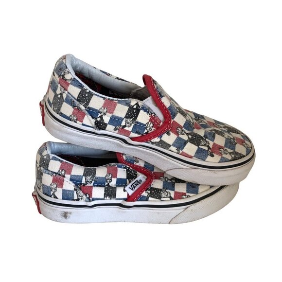 VANS Marvel Avengers Guardians Of Galaxy Groot Checkered Slip On Kids 11 - Picture 4 of 11